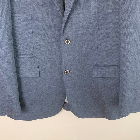 NEW 7 Diamonds Size XL Mens Sport Coat Blazer Jacket Navy Blue Lined Career Work - Picture 4 of 12